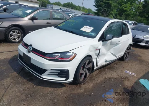2019 Volkswagen Gti S/Se/Autobahn/Rabbit Edition из США, поврежденный, VIN 3VW6T7AUXKM034813